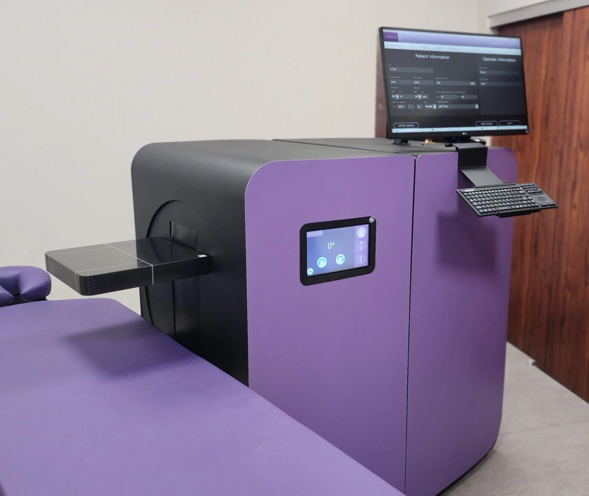 The Radialis PET Imager installed at a Pittsburgh health center.